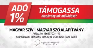 Adó 1% felajánlás alapítvány támogatására