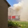 Hatalmas lángokkal ég egy nemrég felújított szálloda Szolyva központjában
