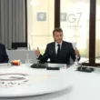 Trump, Macron és Zelenszkij háromoldalú megbeszélést tartott a G7-csúcson