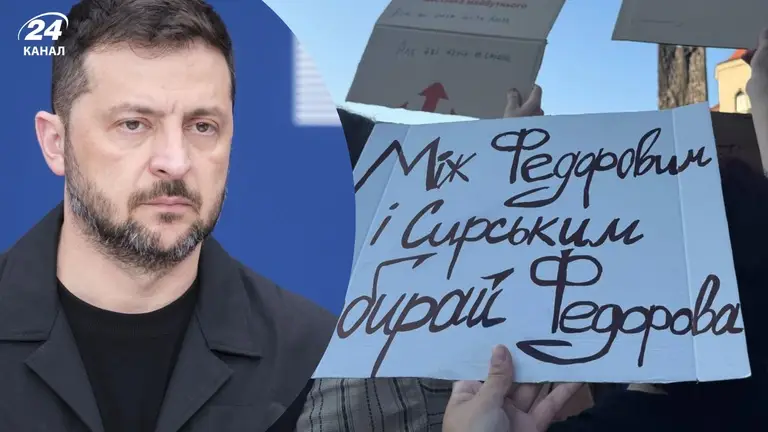 Zelenszkij hivatala reagált a Fedorov mellett és Szirszkij ellen tüntetők követeléseire